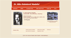 Desktop Screenshot of nikodubokovic.com