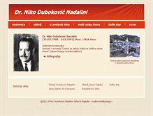 Tablet Screenshot of nikodubokovic.com